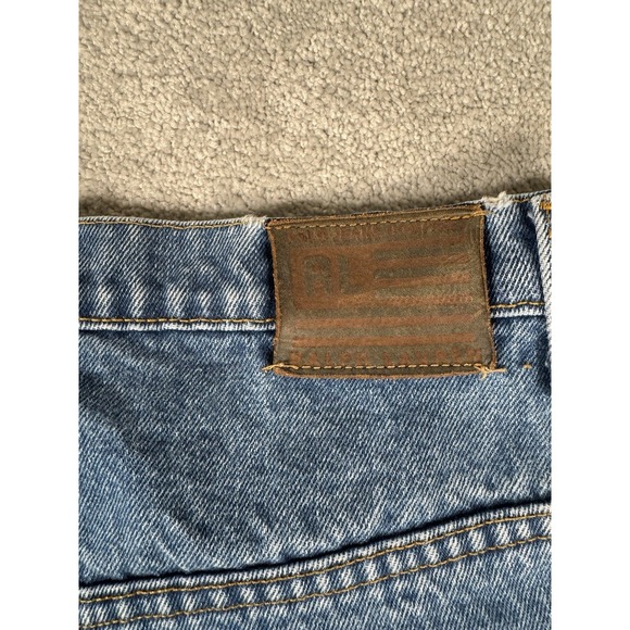 Polo Jean Co Vintage Pants Cotton Mens Size 34x34 Straight Flag Y2K Dad - Picture 2 of 9